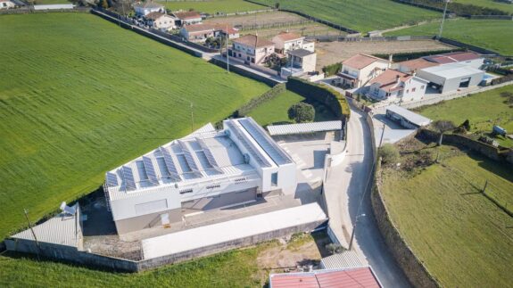 Vista aérea da Sede / Fábrica da Silvina Campos